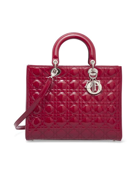 large lady dior cherry red|lady dior handbags.